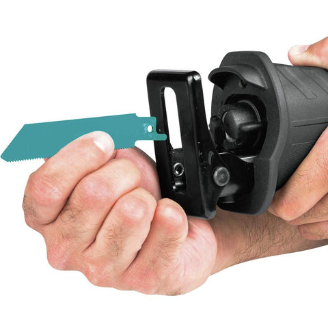 Makita XRJ07ZB built-in LED light improves visibility.