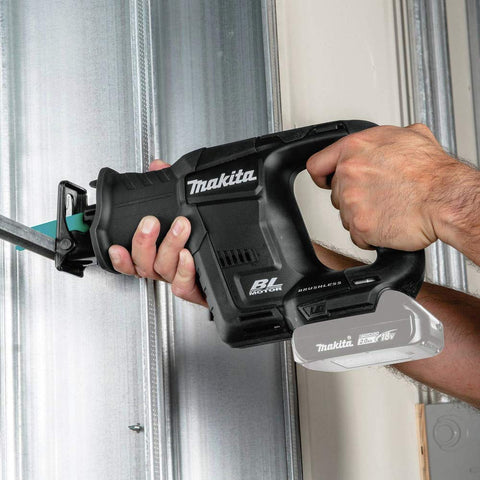 Makita XRJ07ZB ideal for plumbers and electricians in tight spaces.