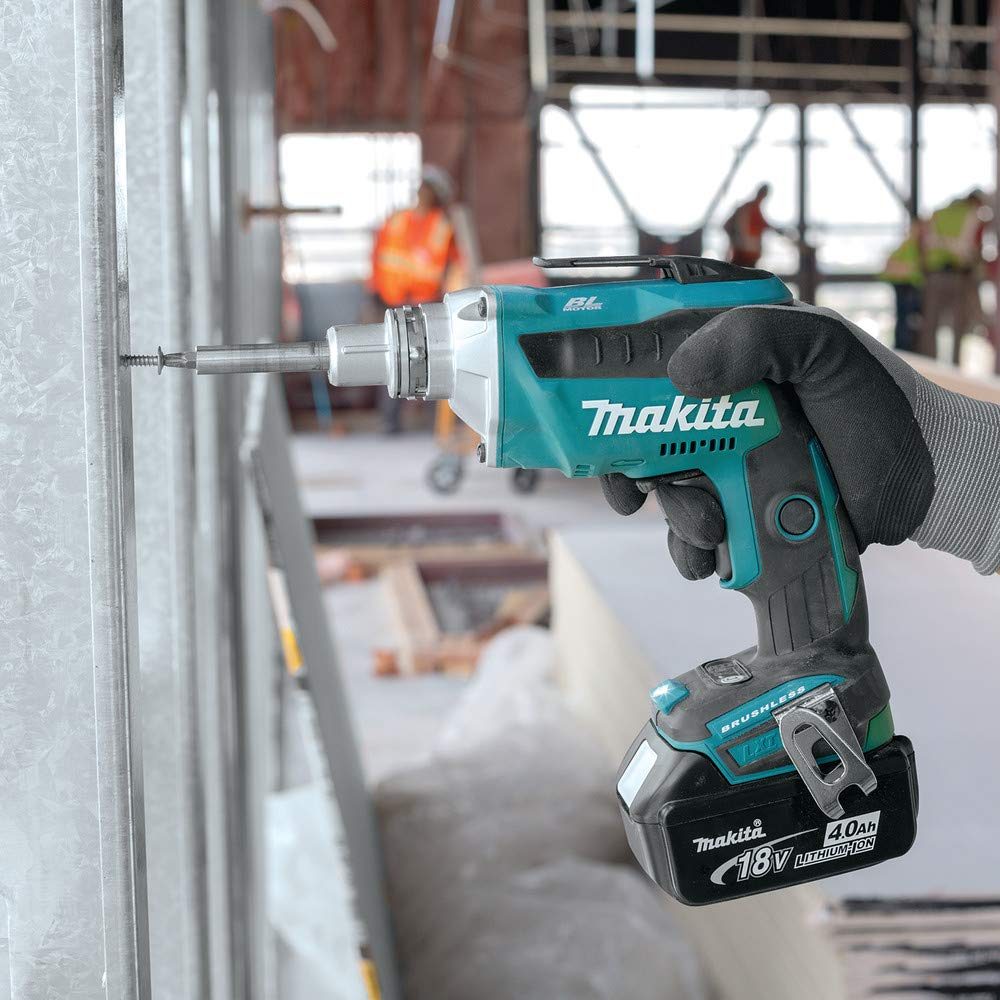 Makita XSF03Z 0-4000 RPM range supports multiple drywall tasks.