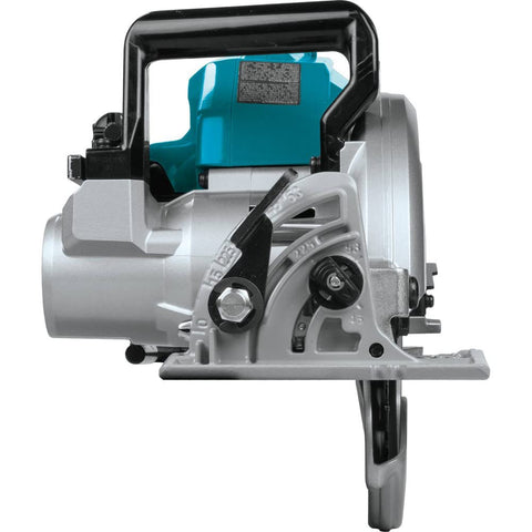 Close-up of brushless motor on Makita XSR01PT for efficient operation.