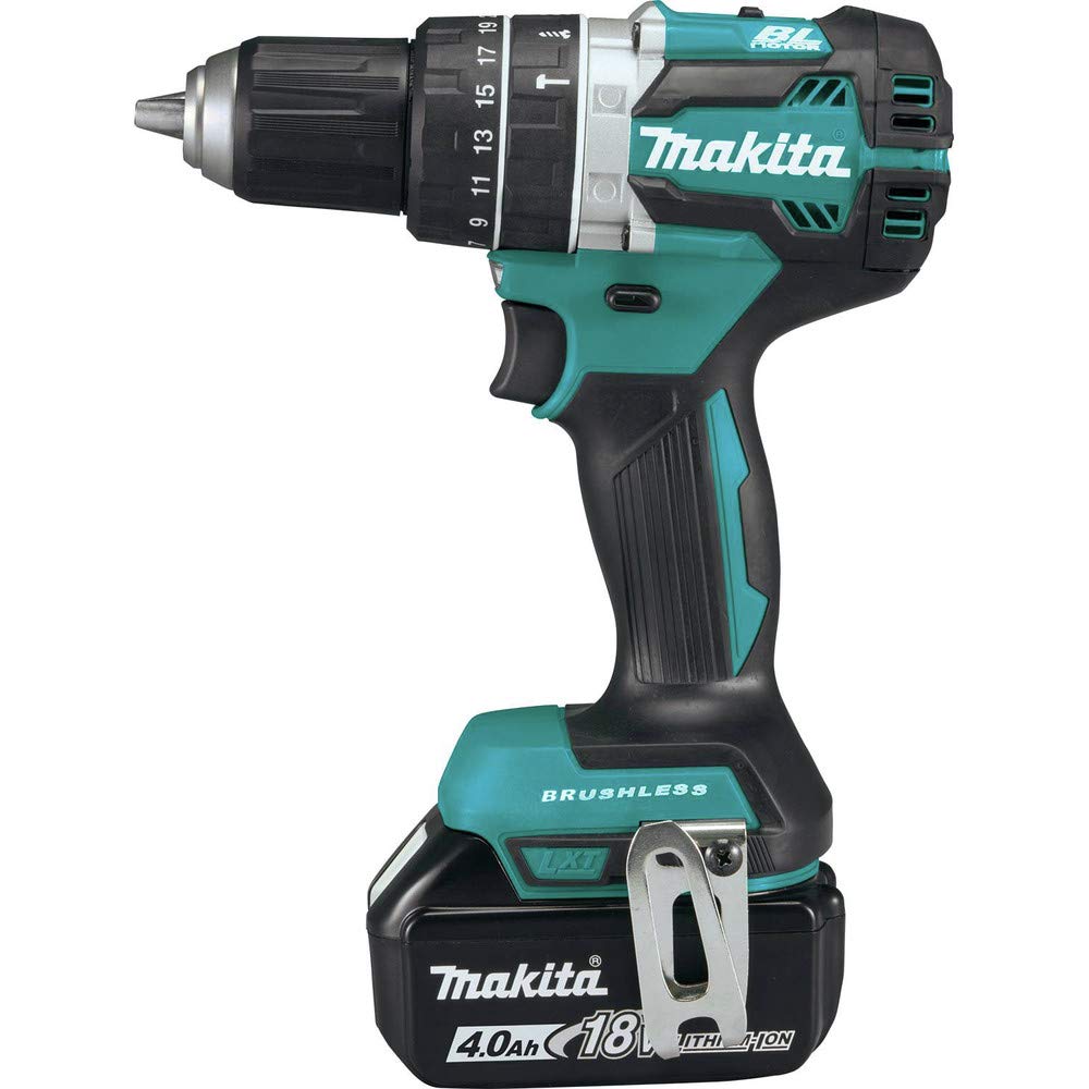 Makita XT269M 4.0Ah battery powers longer cordless sessions.