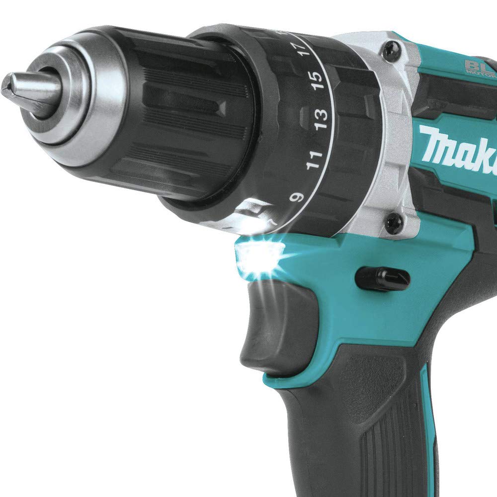 Makita XT269M brushless motor runs cooler and more efficiently.
