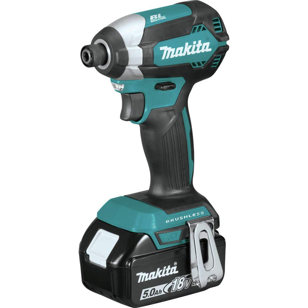 BL brushless motor on Makita XT269T for cooler, efficient operation