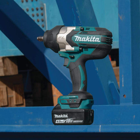 Makita XWT08Z efficient motor design reduces heat during use.