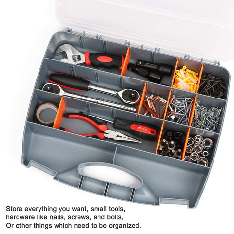 Makitoyo multipurpose storage container for screws nails beads and more