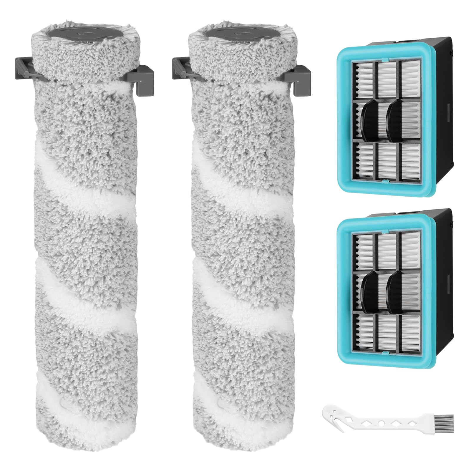 MAKKULN 4111A brush roller pair ready for CrossWave Edge, enhancing surface pickup