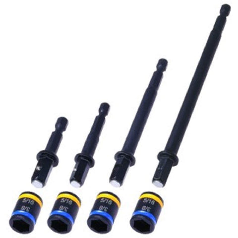 Malco C-RHEX 4in magnetic screwdriver keeps bits aligned for precise driving.