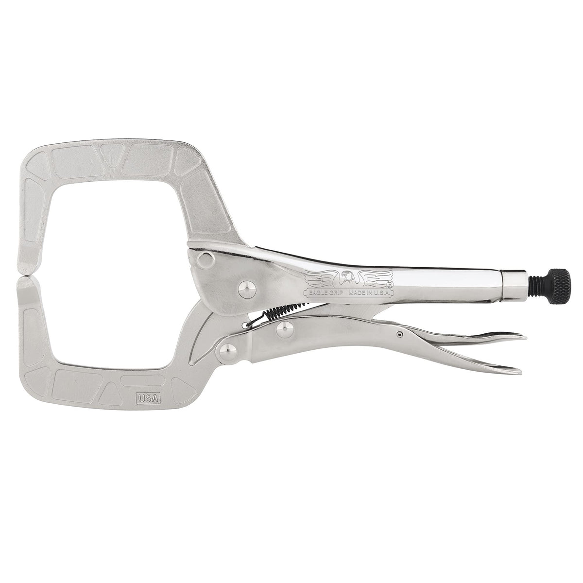 Malco Eagle Grip LP11C front view shows sturdy construction for versatile clamping.