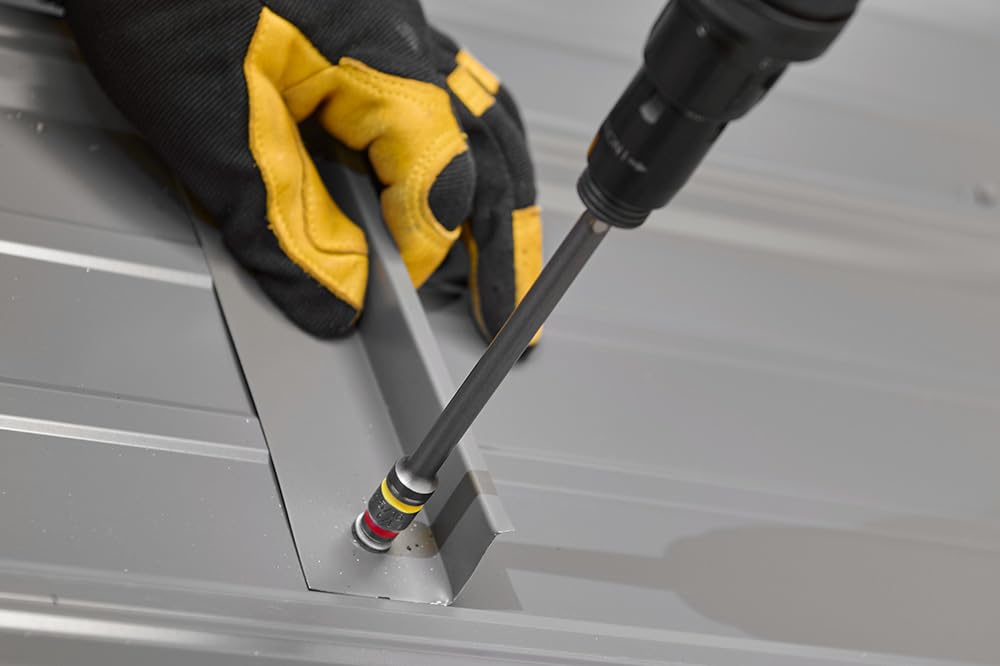 Malco IMSHXLC easy-clean magnet enables quick removal of metal shavings from hex tip.