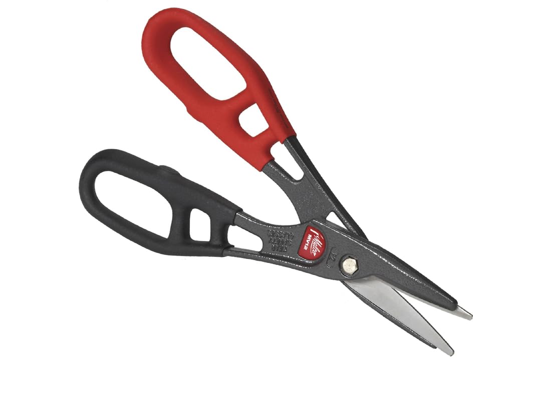 Close-up of Malco MV12 3-inch high-carbon blades for sharp slicing.