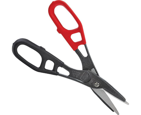 Malco MV12 Andy Snip front view with ergonomic grip for precise cuts.