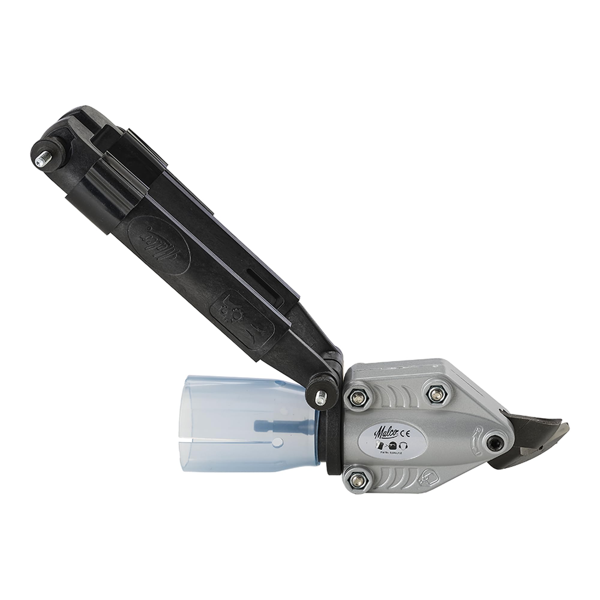 Malco TSHD in drill chuck illustrating versatility with corded and cordless drills