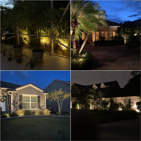 Malibu C 50W floodlight provides efficient brightness for outdoor spaces