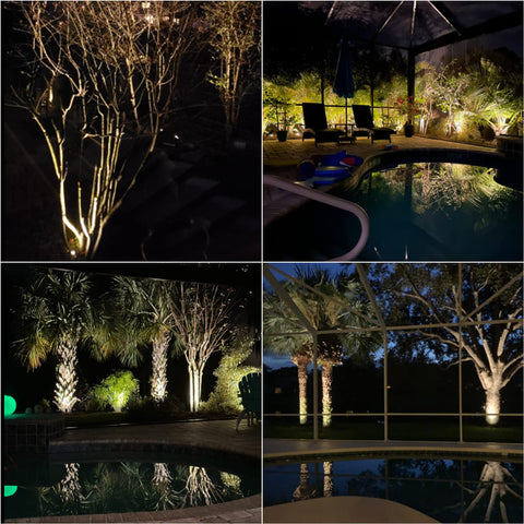 Malibu C 50W MR16 floodlight installation for quick outdoor setup