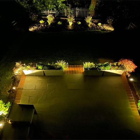 Malibu C 50W floodlight boosts curb appeal and enhances safety near entryways