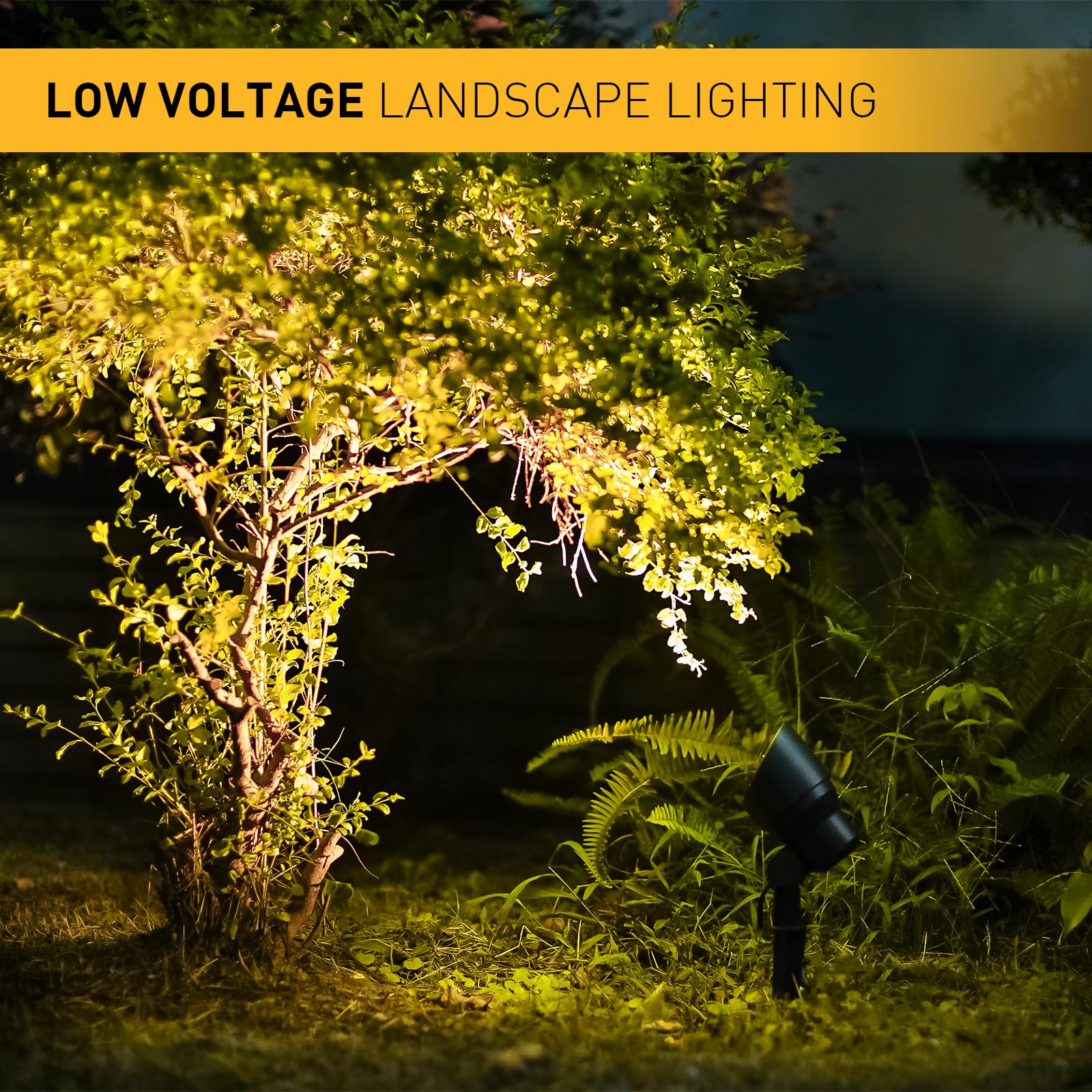Malibu C 12V AC low-voltage light ensures safe DIY outdoor wiring
