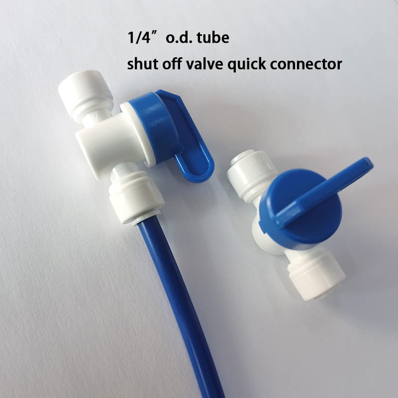 Malida elbow connector enabling sharp turns in RO tubing