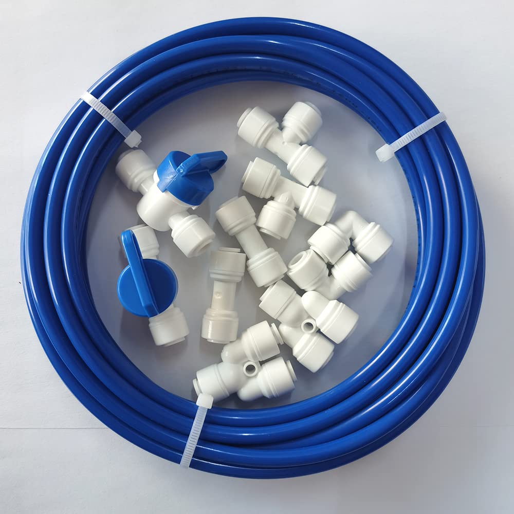 Malida straight 1/4 in OD connector for RO systems