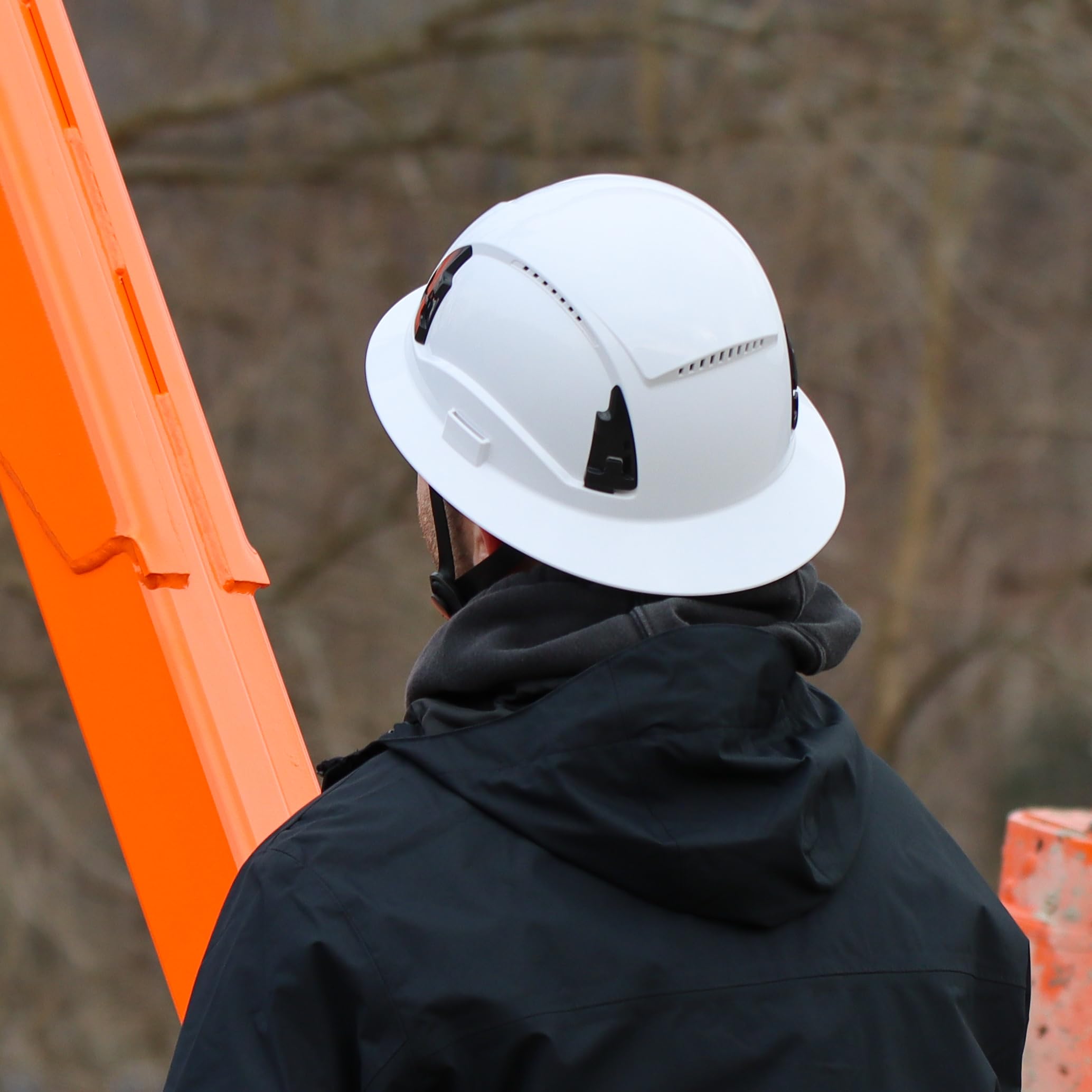 Malta Dynamics APEX helmet top, front, back, and sides protection in use