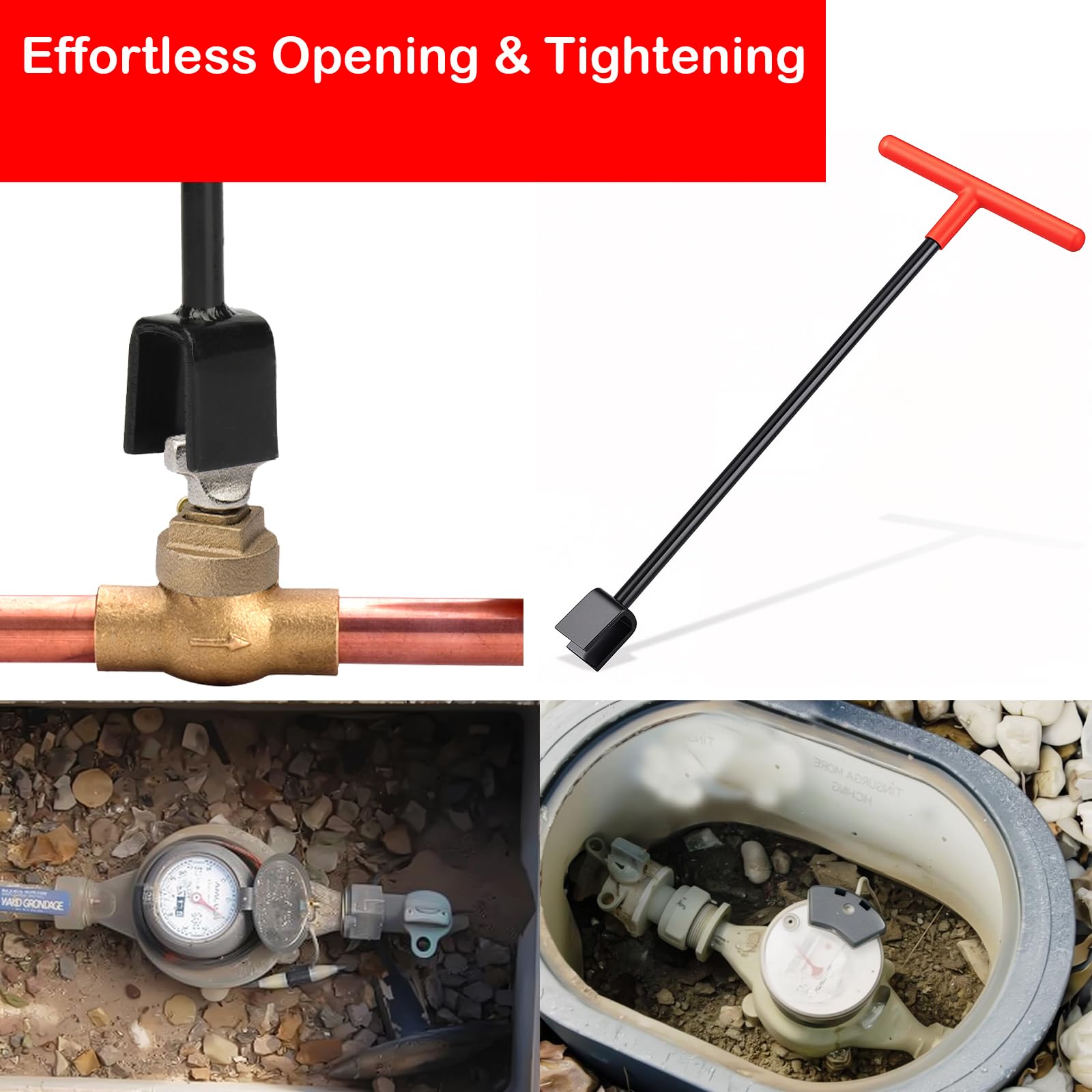 Manalete 4-Way Utility Key enables cross-access to meters and boxes.