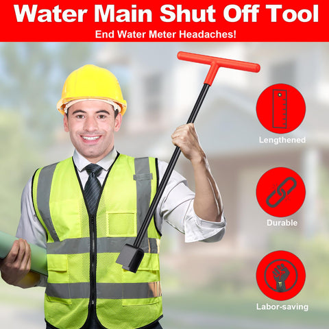 Manalete curb main access simplifies valve operation.