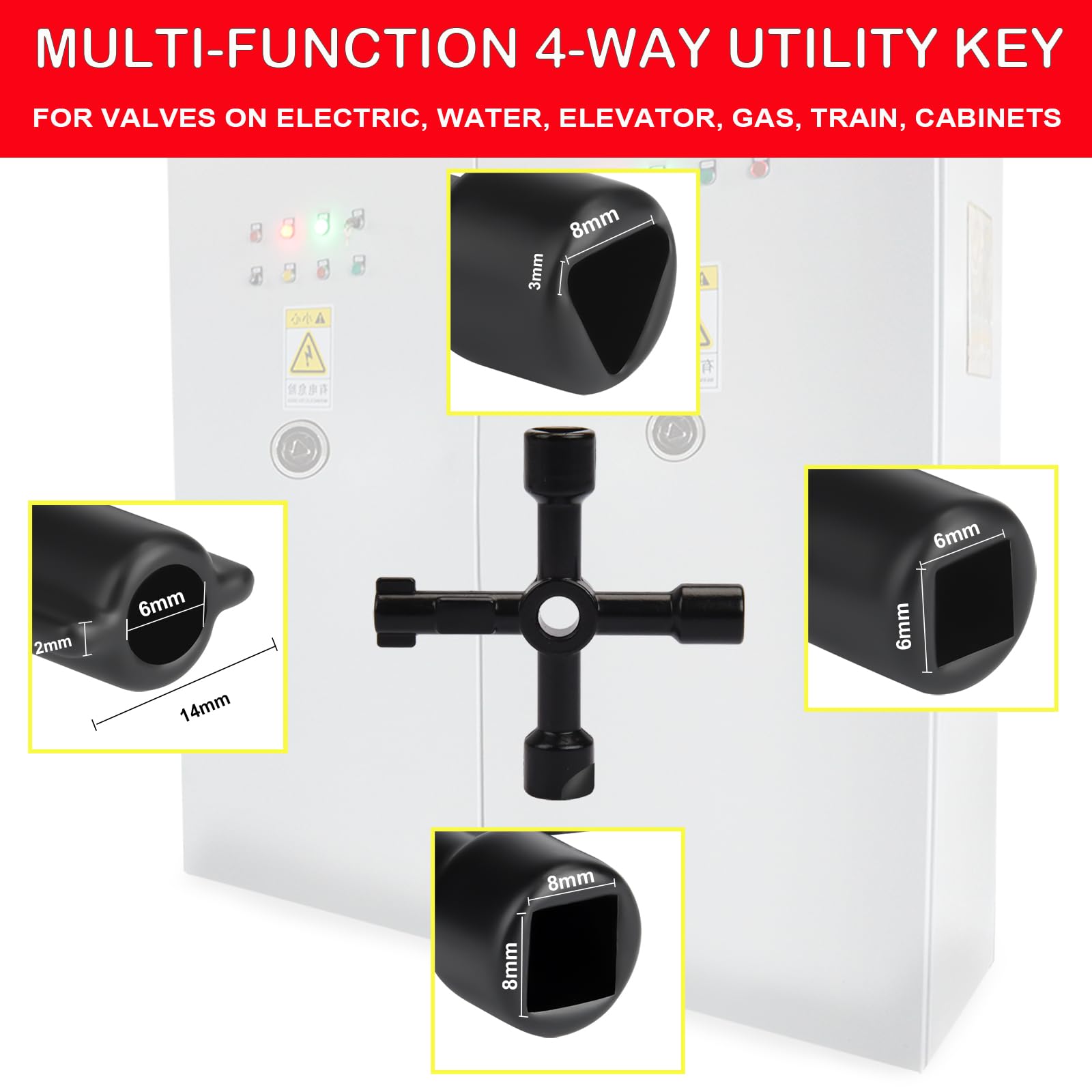 Manalete emergency water shut-off tool for quick, responsive control.