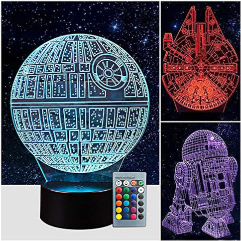 Manco R2-D2 3D night light vivid Star Wars glow for the bedroom.