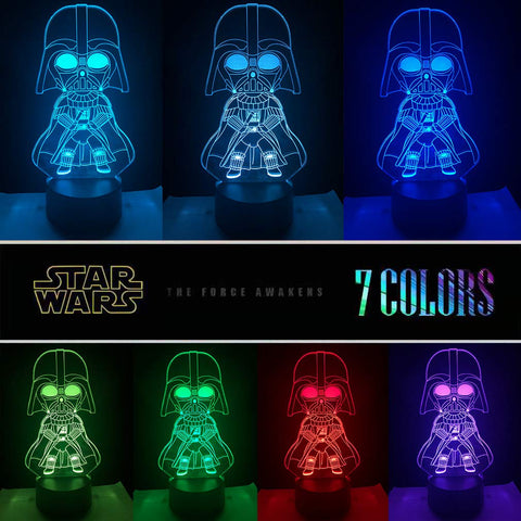 Manco Star Wars 3D Night Light Stormtrooper plate creates futuristic decor.