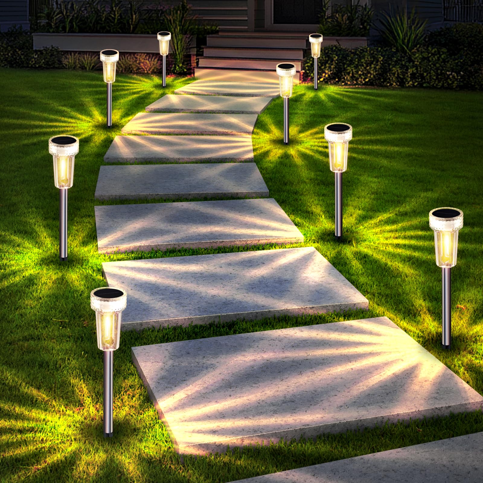 Mancra all-weather waterproof lights withstand rain and snow year-round.