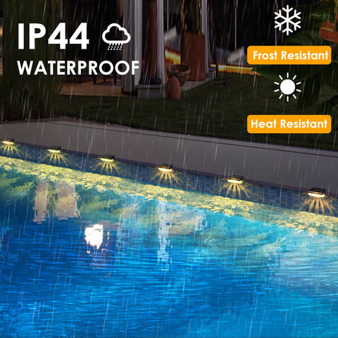 Mancra Solar Step Light IP44 waterproof design withstands rain and snow