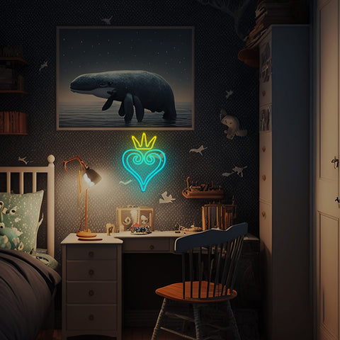 Manimo anime neon sign ideal for dorms or teenager bedrooms.