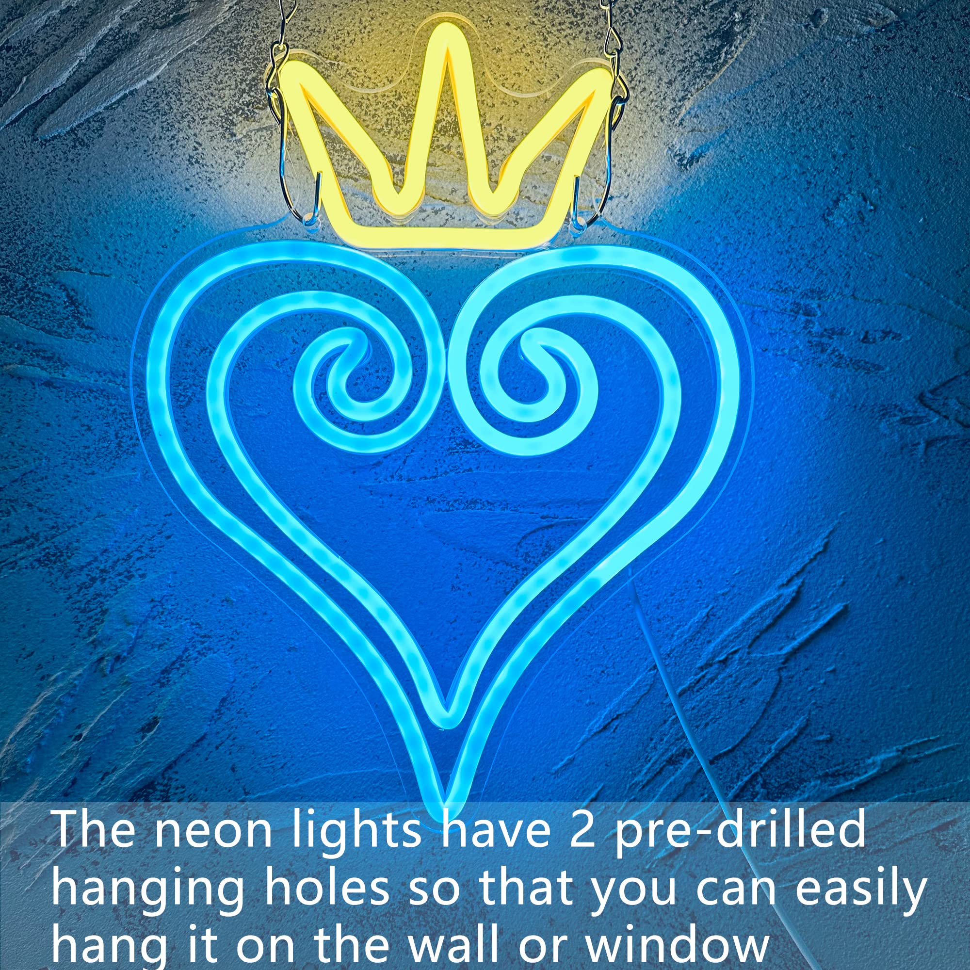 Manimo USB-powered neon sign easy to plug into power sources.