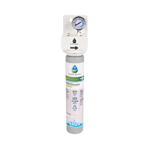 Manitowoc Arctic Pure Plus primary water filter assembly for fresher ice with reduced chlorine.
