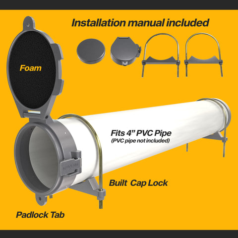 Manram conduit carrier kit U-bolts ensuring a firm, reliable connection.