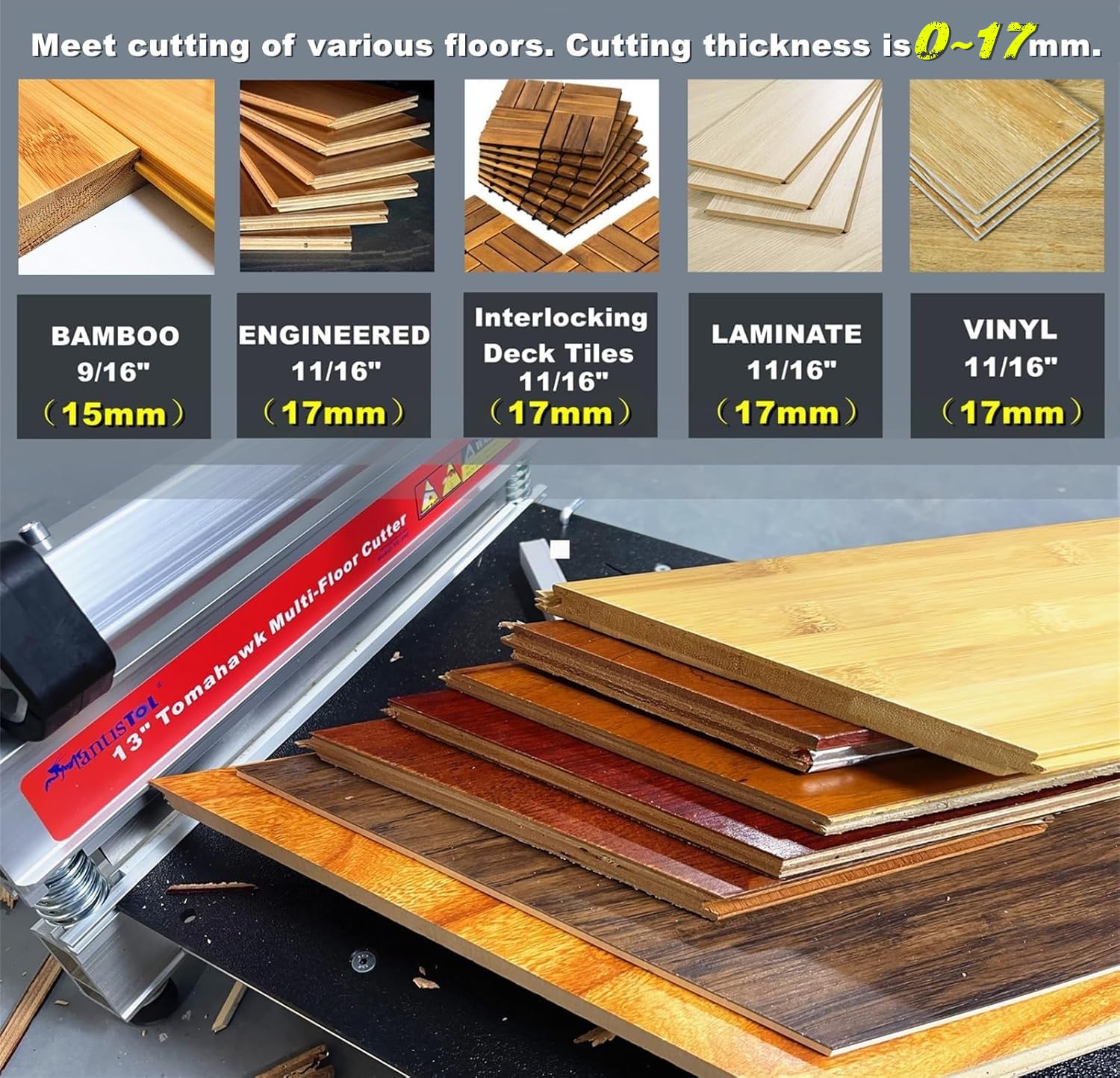 MANTISTOL 13-inch Pro cutter side angle highlighting robust aluminum construction