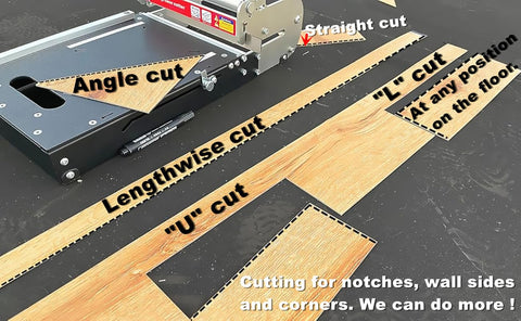 MANTISTOL LVT-330 blade movement for irregular features.