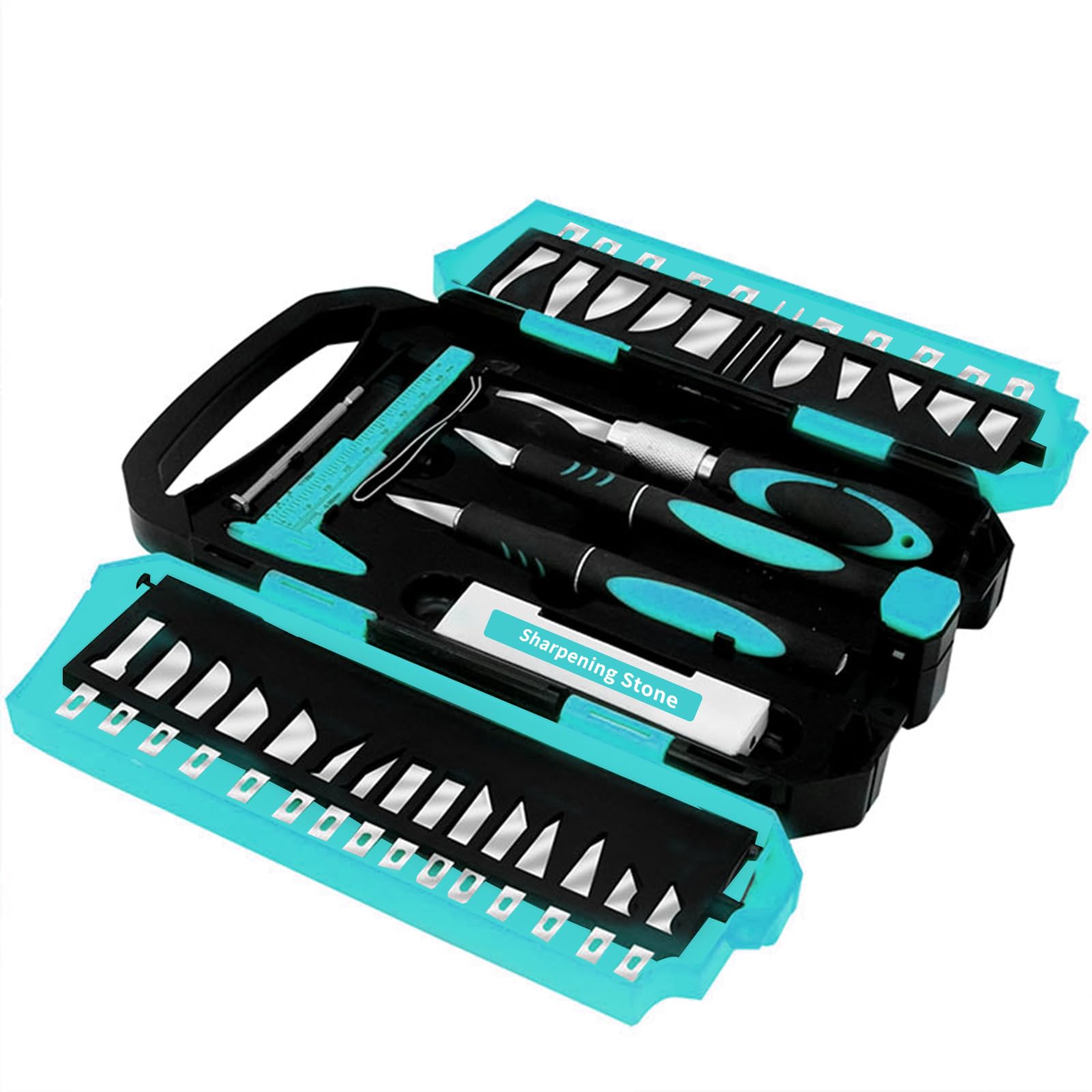 MANUFORE craft knives with anti-slip rubber grip for comfortable, steady cuts