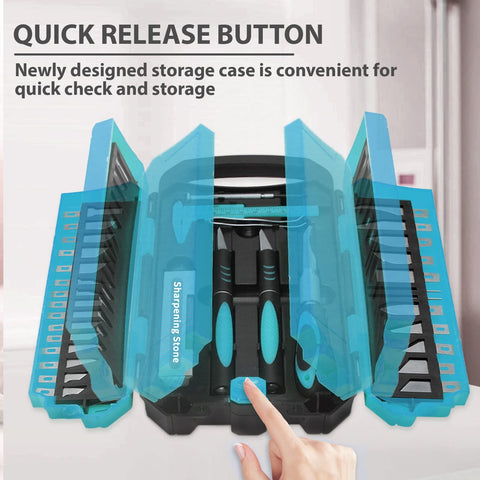 MANUFORE knife blades 25-piece assortment for versatile project work