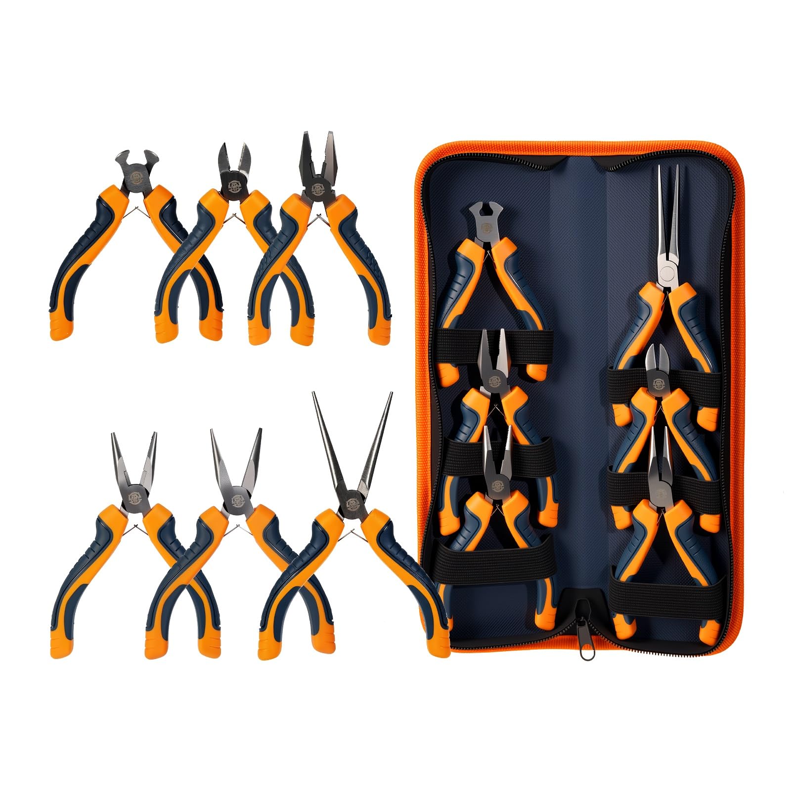 MANUFORE mini linesman pliers provide sturdy grip for trimming.