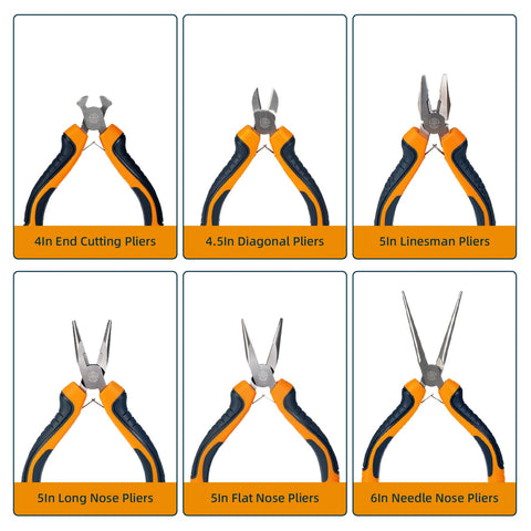 MANUFORE mini long-nose pliers reach tight spaces during crafts.