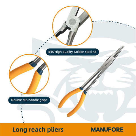 MANUFORE 11 inch 45 degree bent tip for angled access