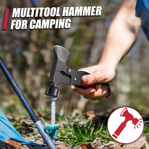 MANWALD multitool axe with pliers and wire cutter handles stubborn tasks outdoors.