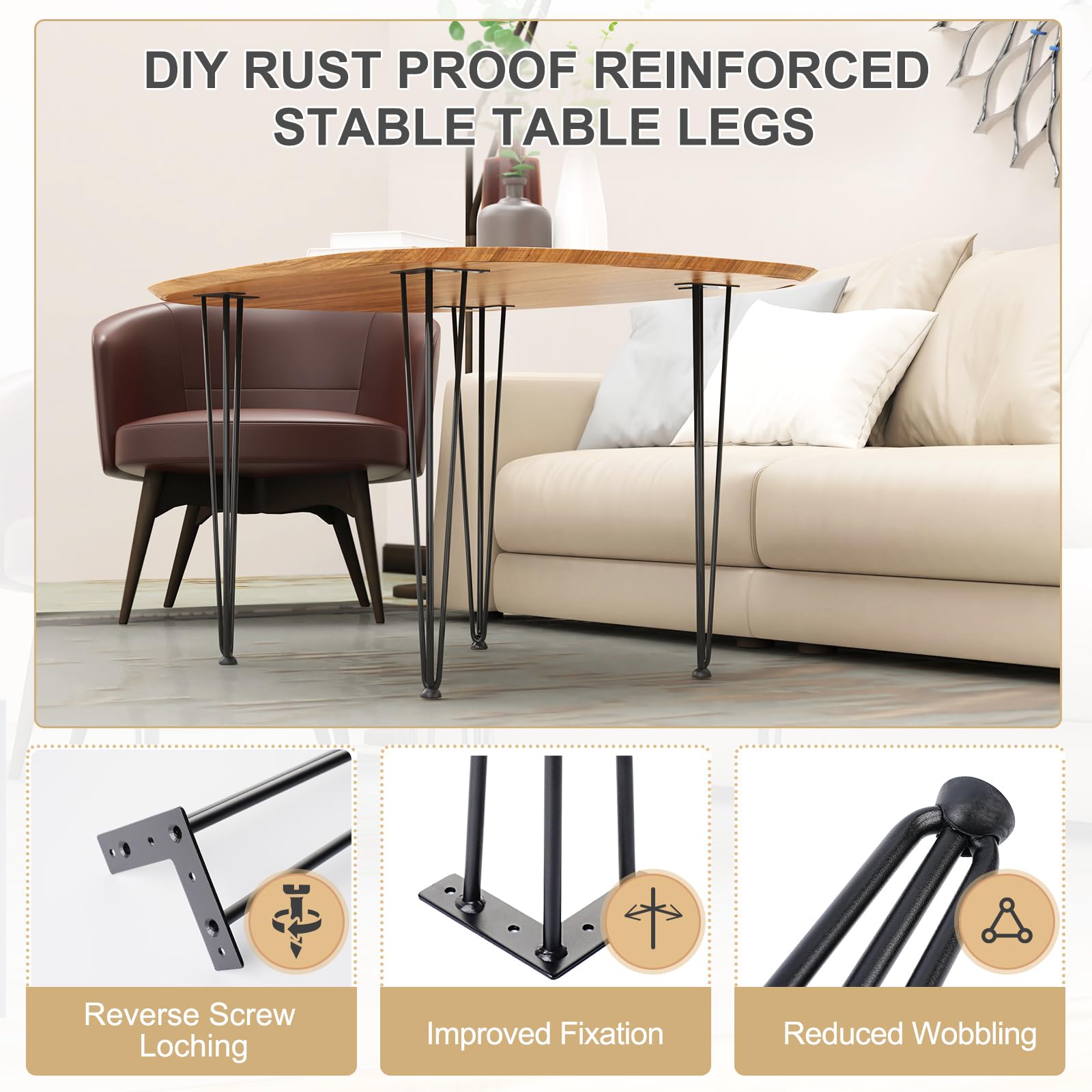 ManyiHome pre-drilled mounting plates simplify secure fastenings.