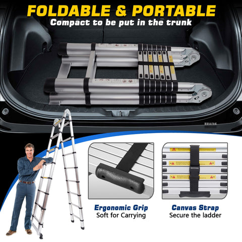 MAOHELAD multi-use ladder for home maintenance and decorating tasks.