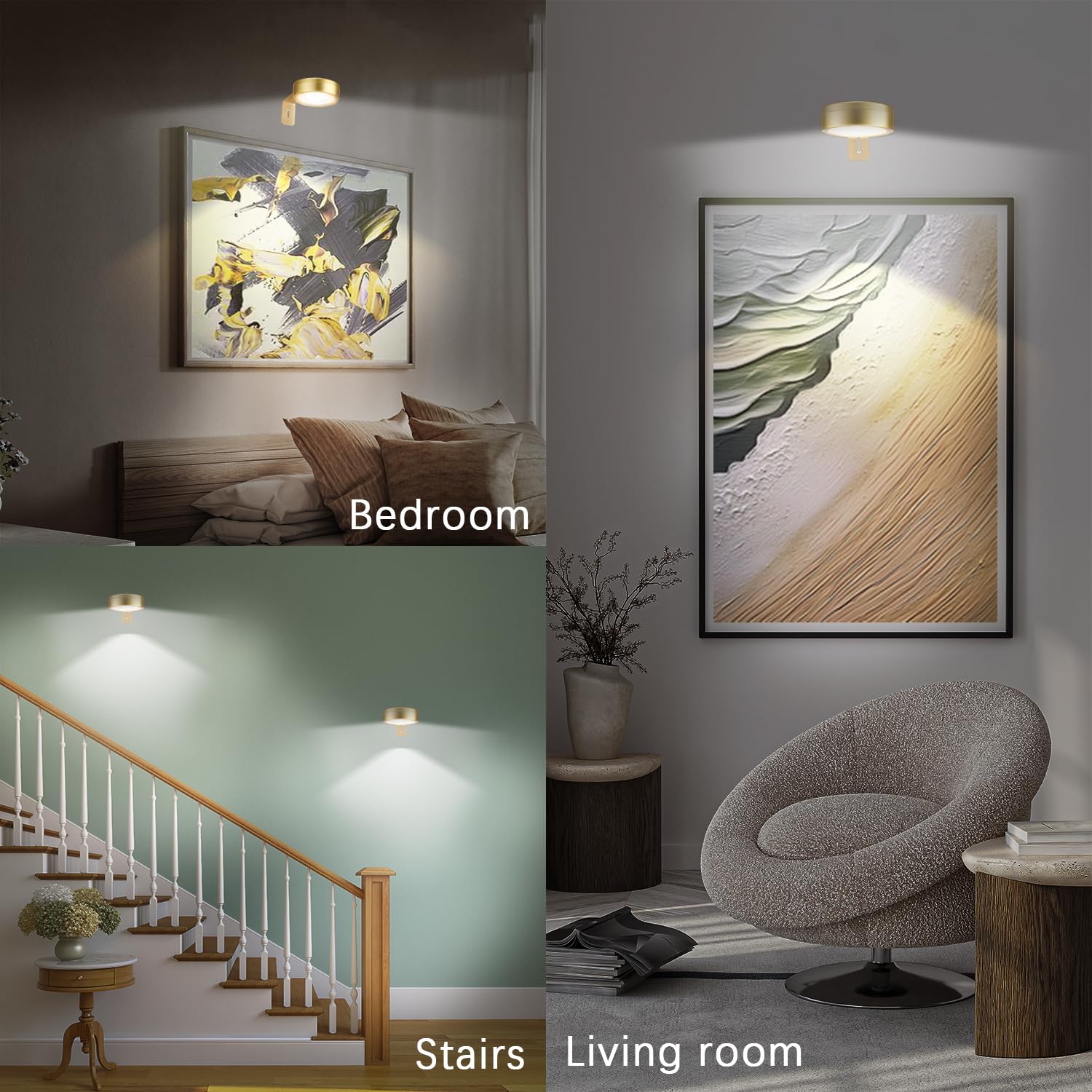 Maooght compact design blends with modern decor for versatile wall lighting.