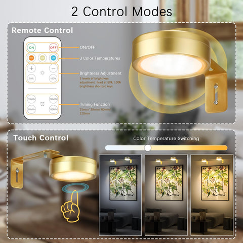 Maooght remote timer feature extends battery life with automatic shut-off.
