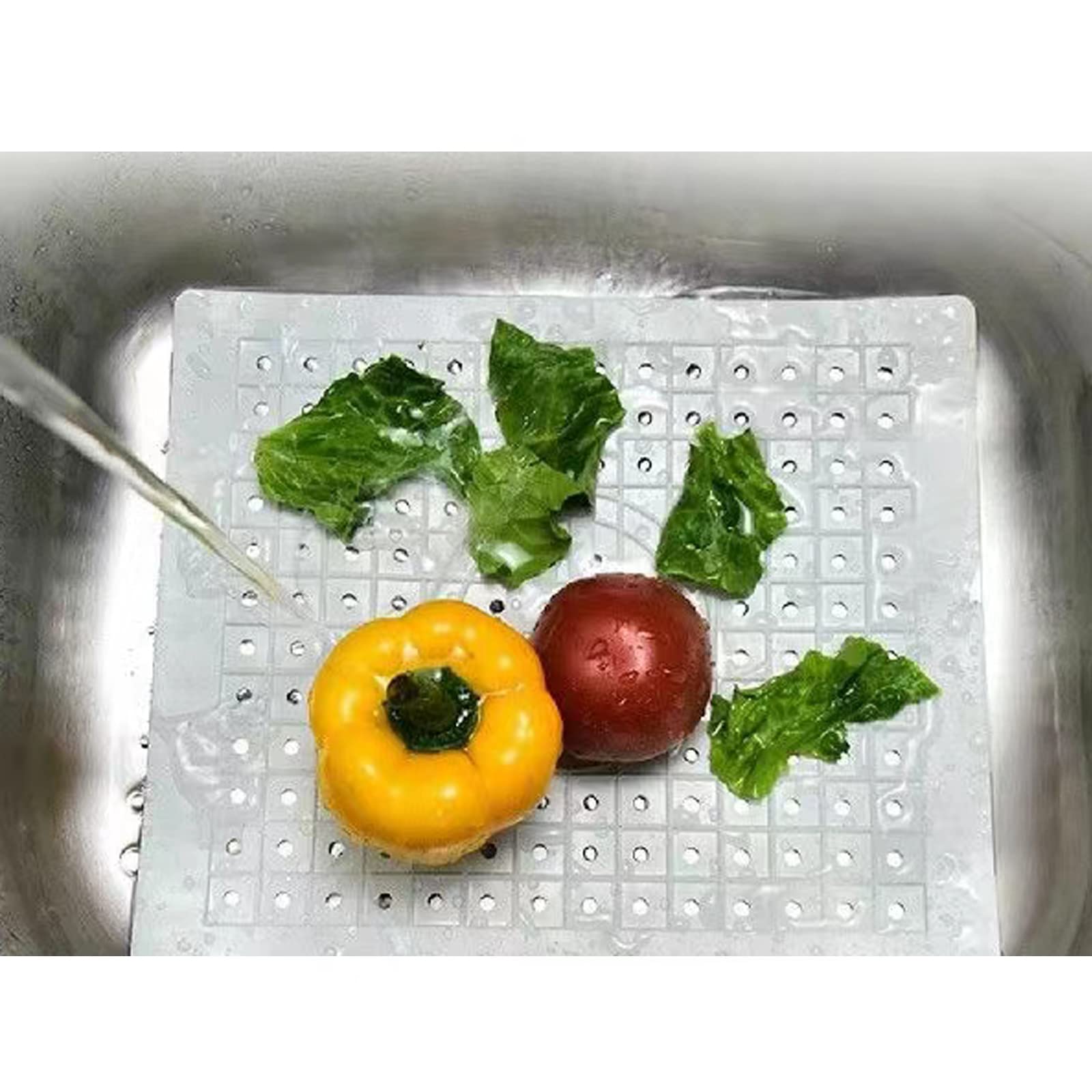 MAOSGO sink mat stainless-steel-safe protects against scratches