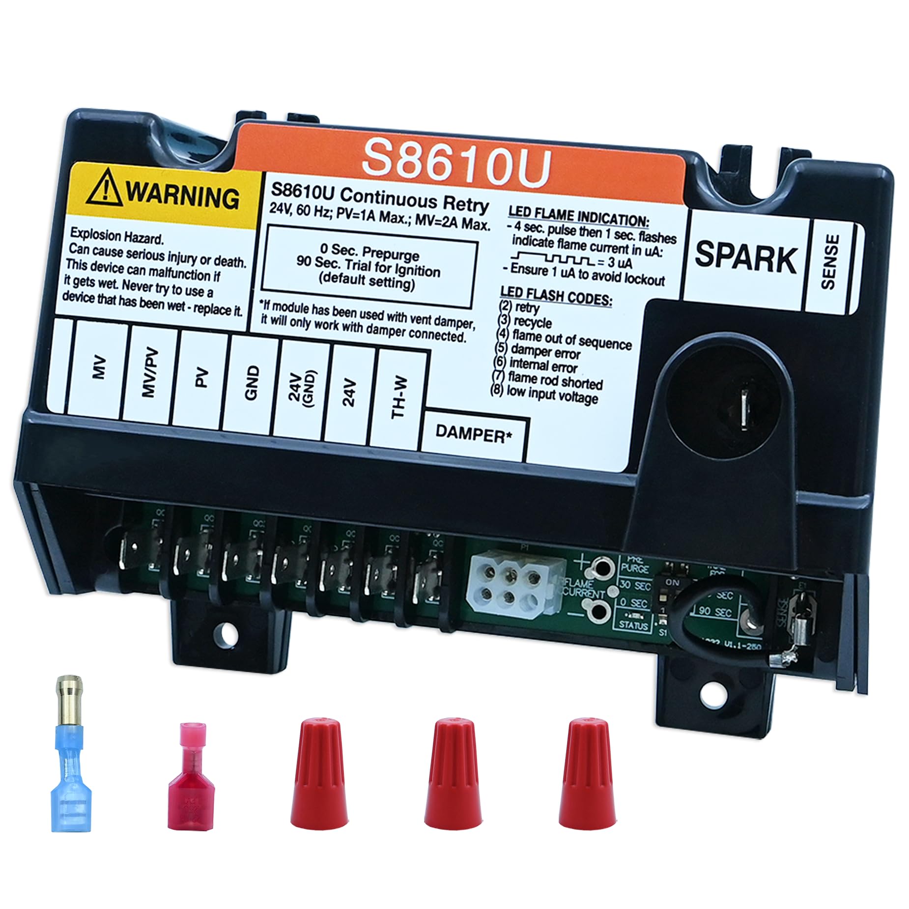 MAOYUMAO replacement module being installed in an HVAC system.