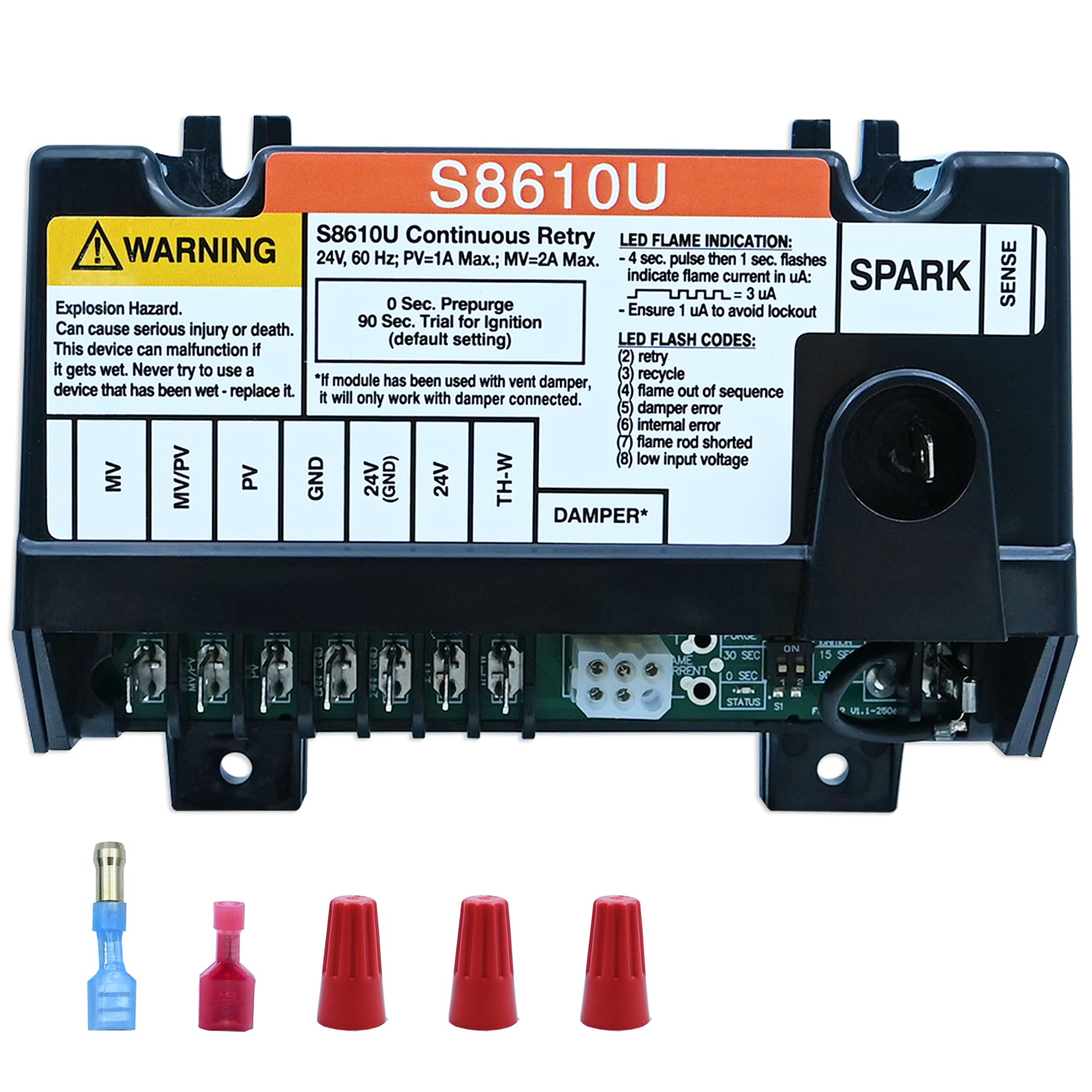 MAOYUMAO S8610U module front view for reliable ignition control replacement.