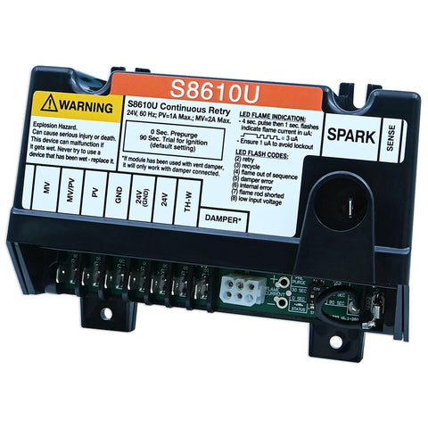 MAOYUMAO universal ignition module in black enclosure for compatible HVAC systems.